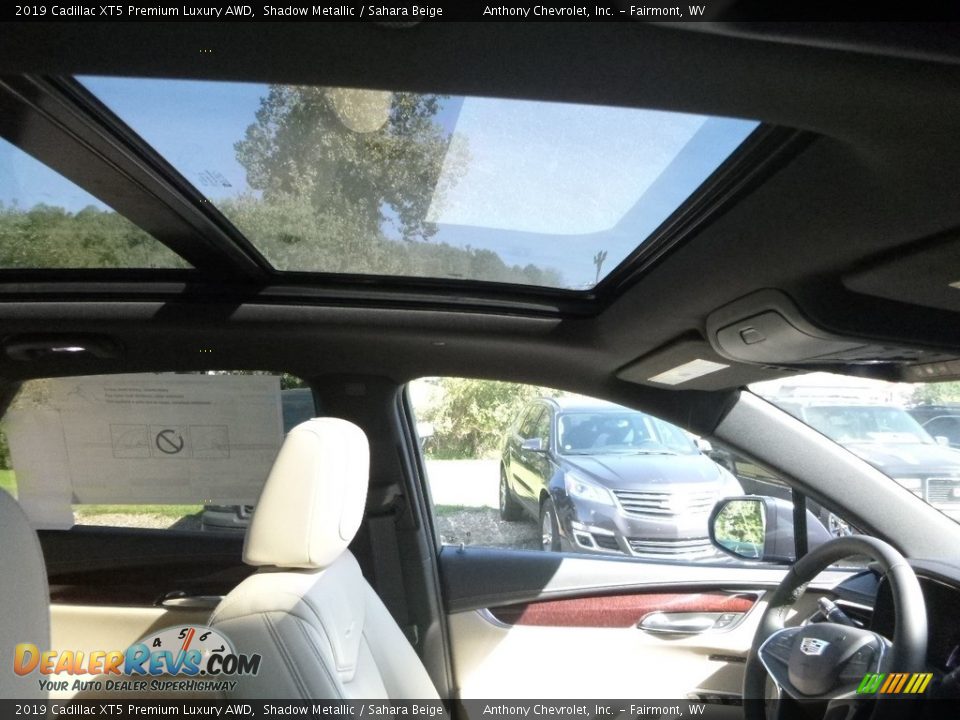 2019 Cadillac XT5 Premium Luxury AWD Shadow Metallic / Sahara Beige Photo #12