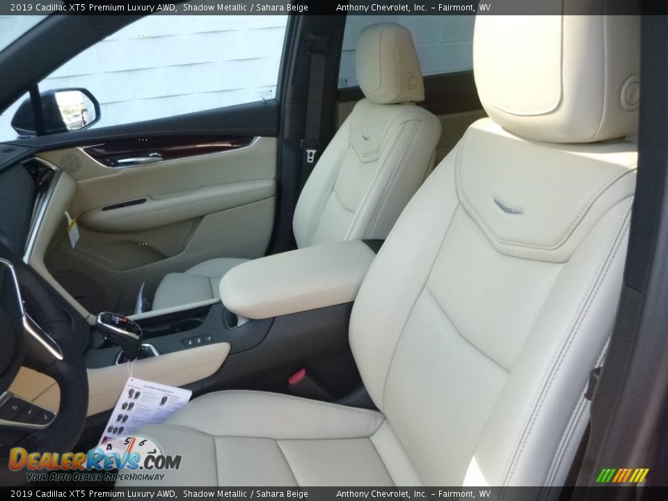 2019 Cadillac XT5 Premium Luxury AWD Shadow Metallic / Sahara Beige Photo #13