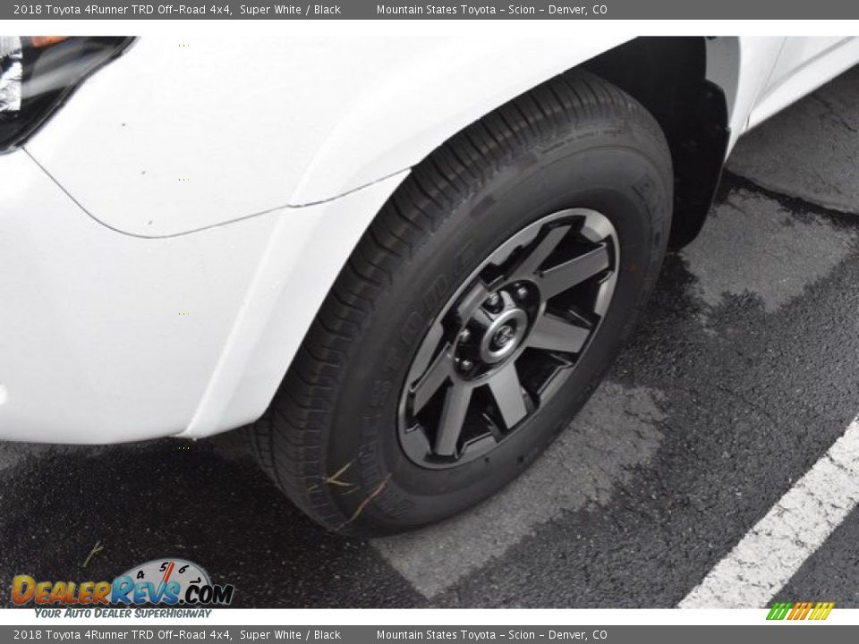 2018 Toyota 4Runner TRD Off-Road 4x4 Super White / Black Photo #9