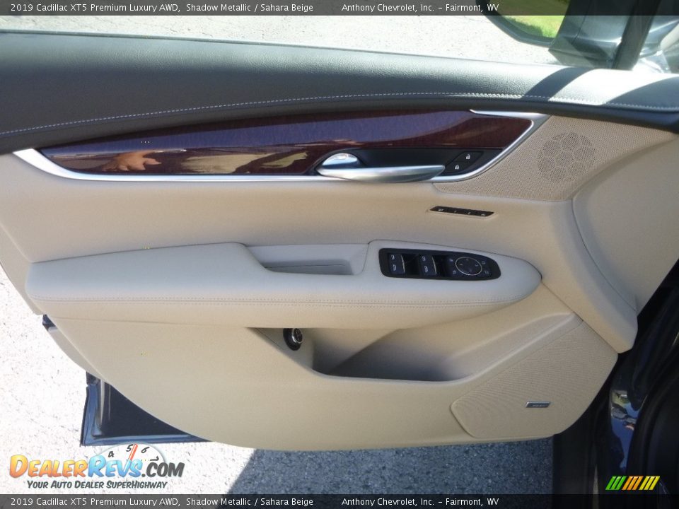 2019 Cadillac XT5 Premium Luxury AWD Shadow Metallic / Sahara Beige Photo #14