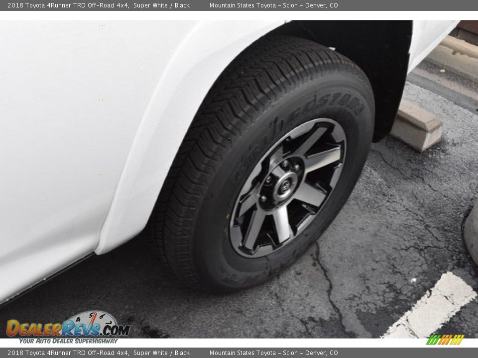 2018 Toyota 4Runner TRD Off-Road 4x4 Super White / Black Photo #10