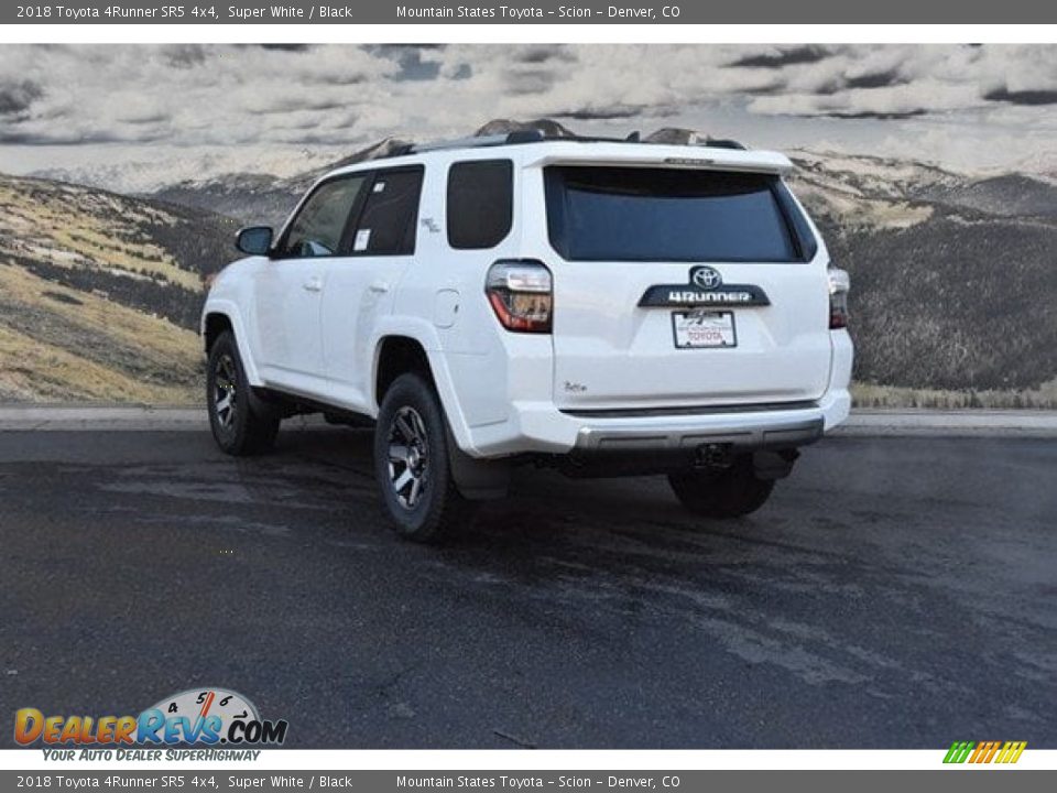 2018 Toyota 4Runner SR5 4x4 Super White / Black Photo #3