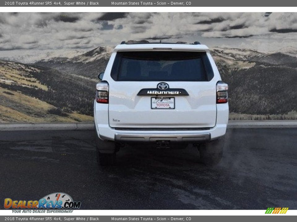 2018 Toyota 4Runner SR5 4x4 Super White / Black Photo #4