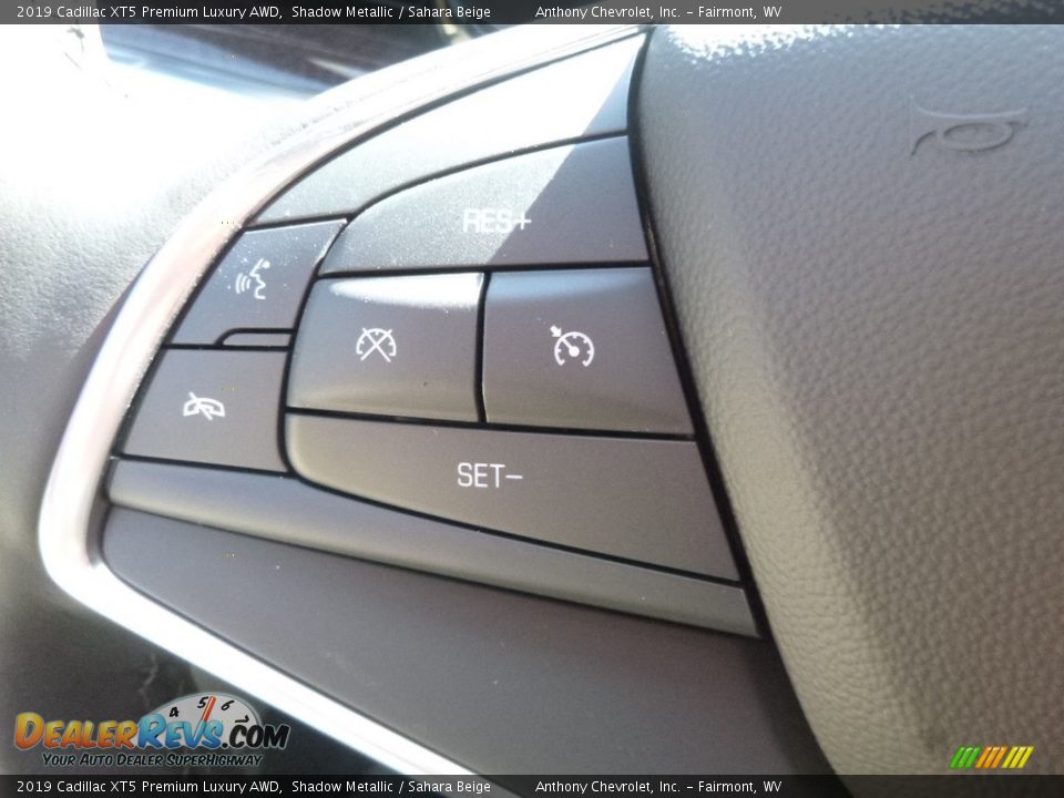 2019 Cadillac XT5 Premium Luxury AWD Shadow Metallic / Sahara Beige Photo #20