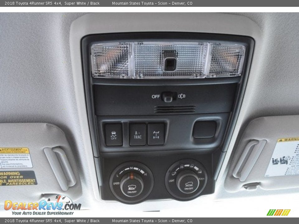 2018 Toyota 4Runner SR5 4x4 Super White / Black Photo #9