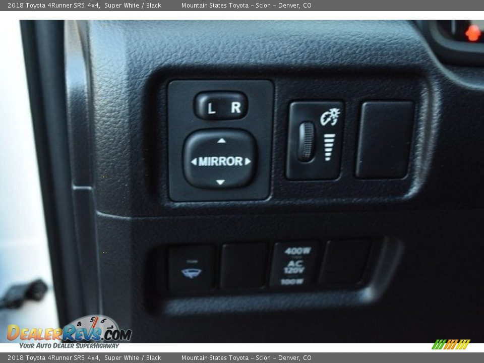 2018 Toyota 4Runner SR5 4x4 Super White / Black Photo #25