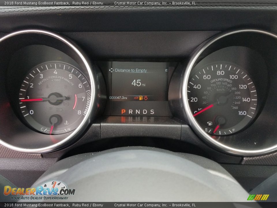 2018 Ford Mustang EcoBoost Fastback Gauges Photo #14