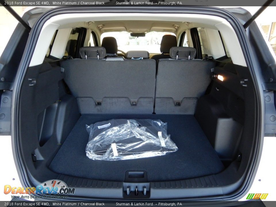 2018 Ford Escape SE 4WD White Platinum / Charcoal Black Photo #3