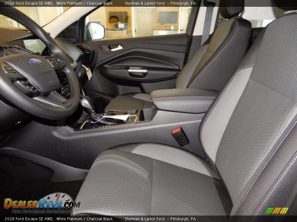 2018 Ford Escape SE 4WD White Platinum / Charcoal Black Photo #7