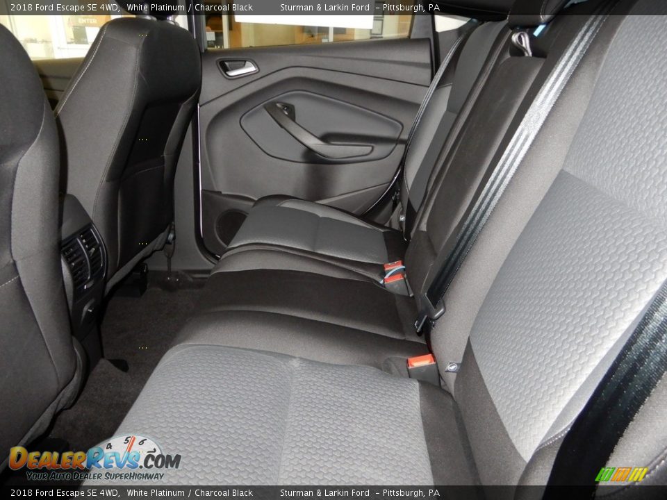 2018 Ford Escape SE 4WD White Platinum / Charcoal Black Photo #8