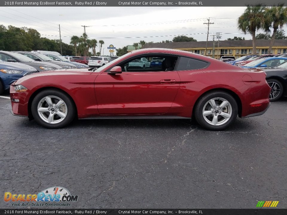 Ruby Red 2018 Ford Mustang EcoBoost Fastback Photo #2