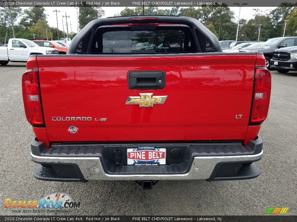 2019 Chevrolet Colorado LT Crew Cab 4x4 Red Hot / Jet Black Photo #5