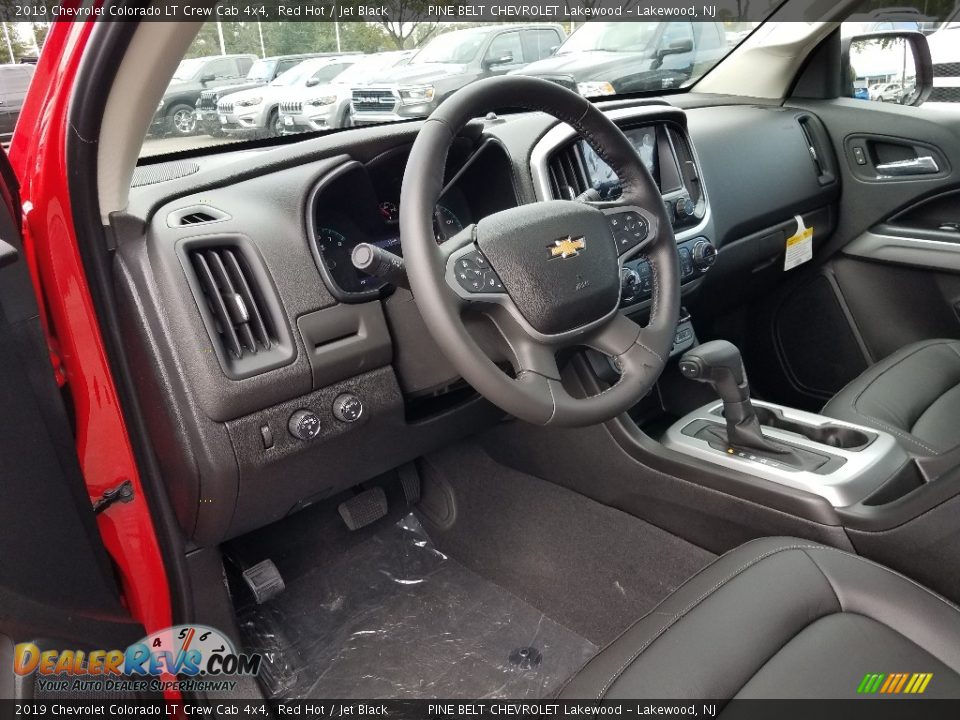 Jet Black Interior - 2019 Chevrolet Colorado LT Crew Cab 4x4 Photo #7