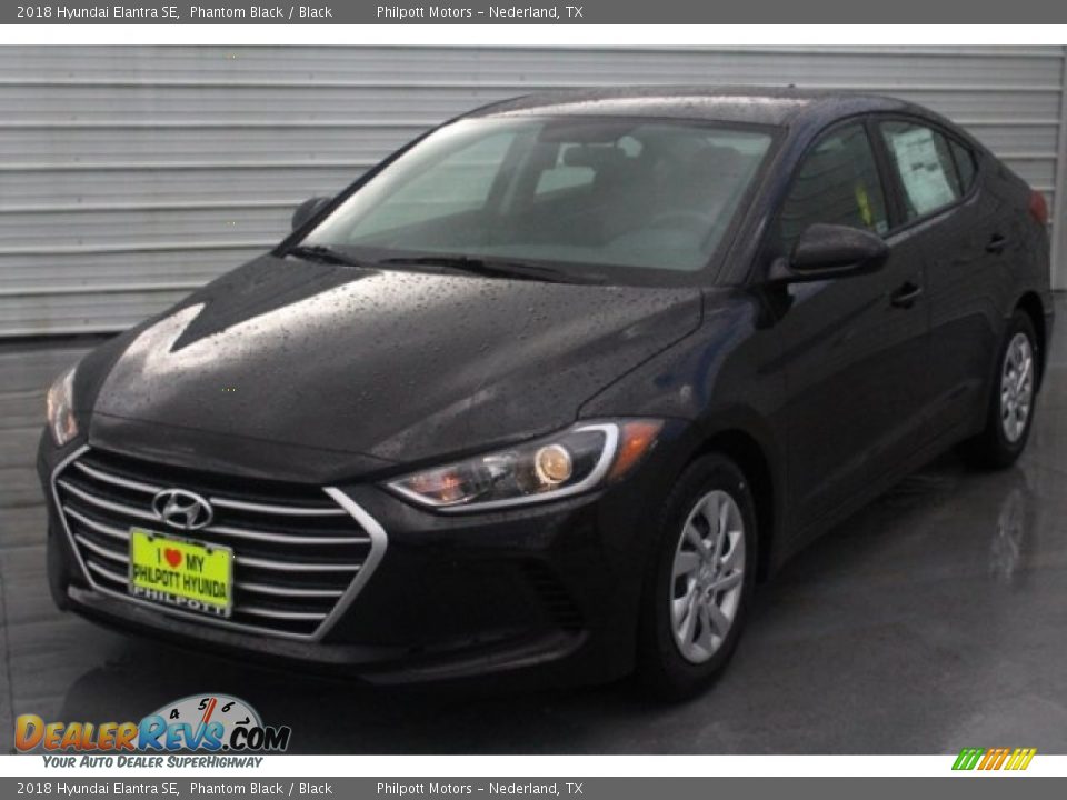 2018 Hyundai Elantra SE Phantom Black / Black Photo #3