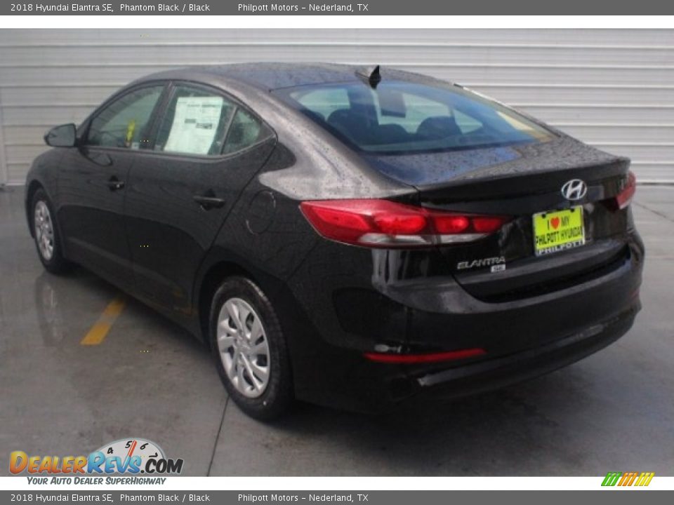 2018 Hyundai Elantra SE Phantom Black / Black Photo #7
