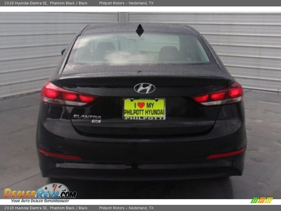 2018 Hyundai Elantra SE Phantom Black / Black Photo #8