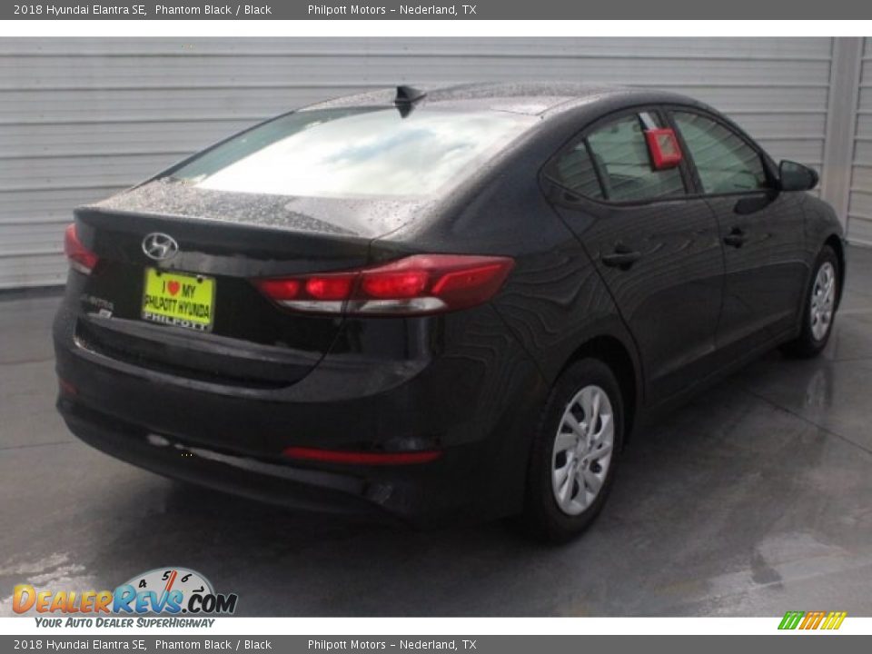 2018 Hyundai Elantra SE Phantom Black / Black Photo #9