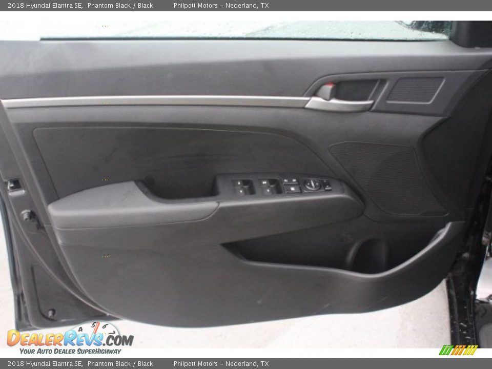 2018 Hyundai Elantra SE Phantom Black / Black Photo #12
