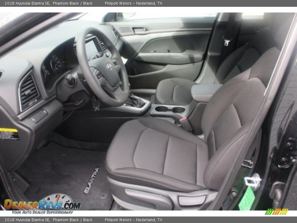 2018 Hyundai Elantra SE Phantom Black / Black Photo #14