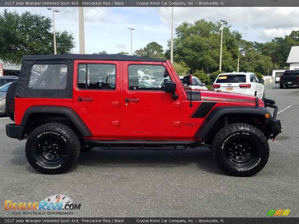 2017 Jeep Wrangler Unlimited Sport 4x4 Firecracker Red / Black Photo #6