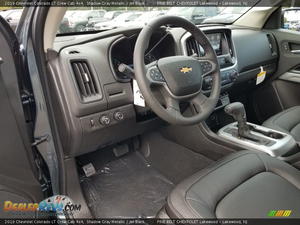 Jet Black Interior - 2019 Chevrolet Colorado LT Crew Cab 4x4 Photo #7