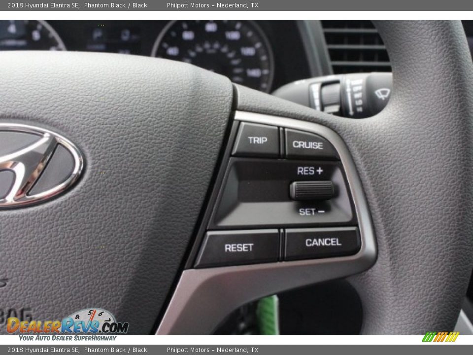 2018 Hyundai Elantra SE Phantom Black / Black Photo #19