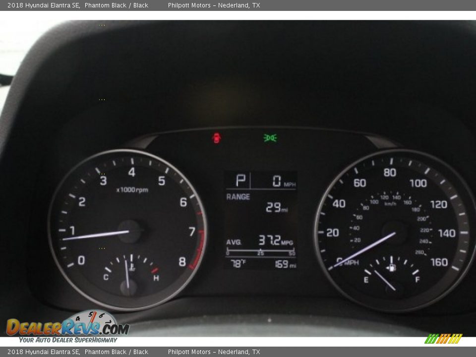2018 Hyundai Elantra SE Phantom Black / Black Photo #20