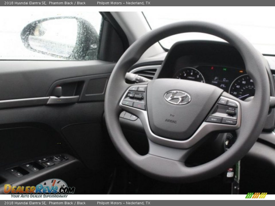 2018 Hyundai Elantra SE Phantom Black / Black Photo #24