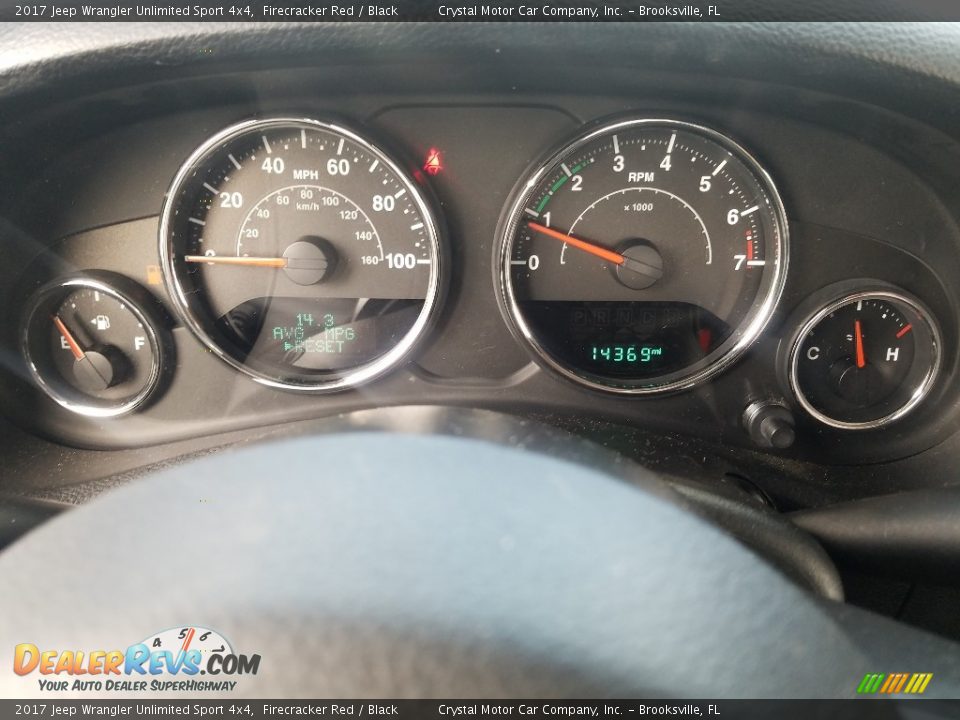 2017 Jeep Wrangler Unlimited Sport 4x4 Firecracker Red / Black Photo #14