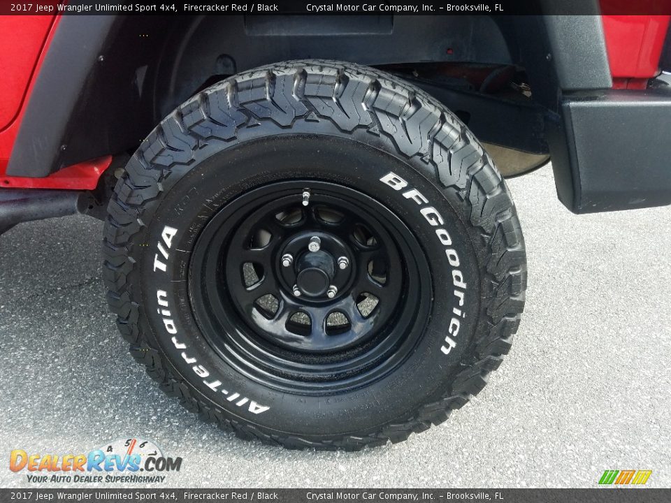 2017 Jeep Wrangler Unlimited Sport 4x4 Firecracker Red / Black Photo #19