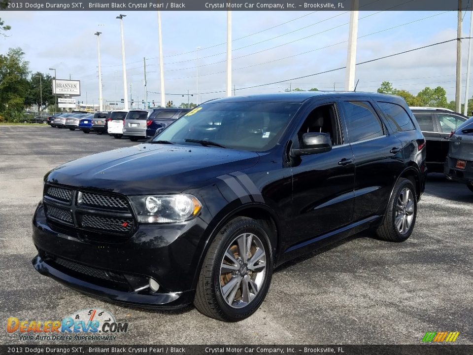 2013 Dodge Durango SXT Brilliant Black Crystal Pearl / Black Photo #1