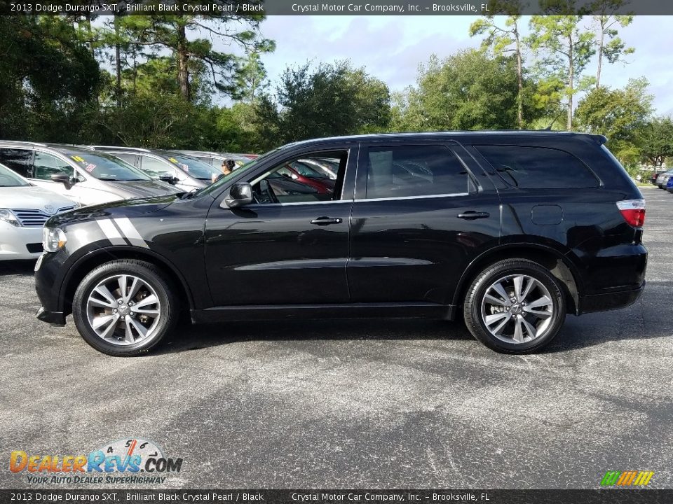 2013 Dodge Durango SXT Brilliant Black Crystal Pearl / Black Photo #2