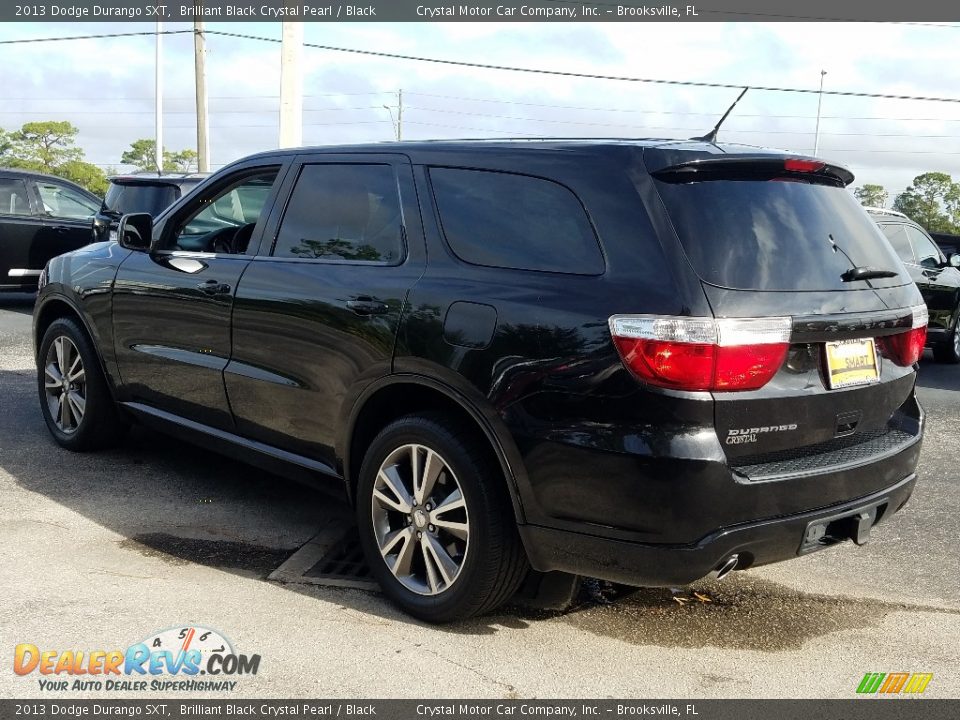 2013 Dodge Durango SXT Brilliant Black Crystal Pearl / Black Photo #3