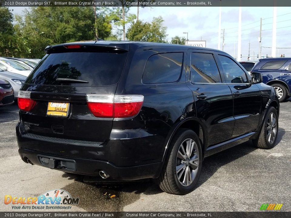 2013 Dodge Durango SXT Brilliant Black Crystal Pearl / Black Photo #5