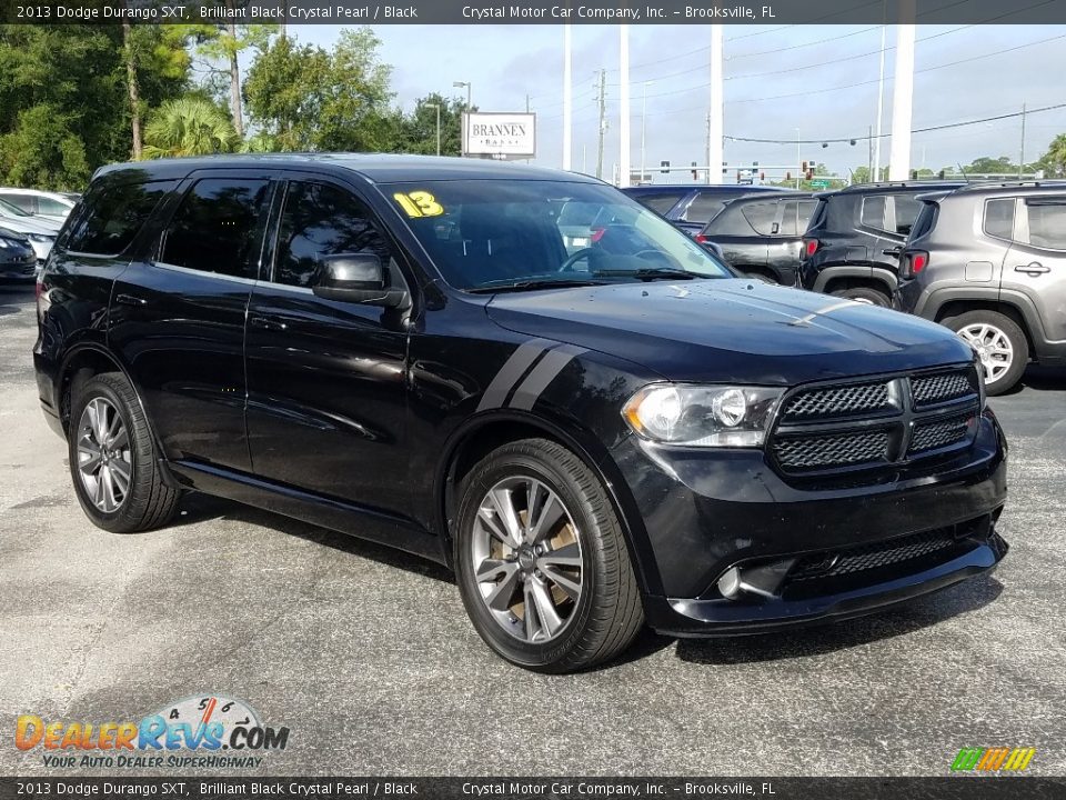 2013 Dodge Durango SXT Brilliant Black Crystal Pearl / Black Photo #7