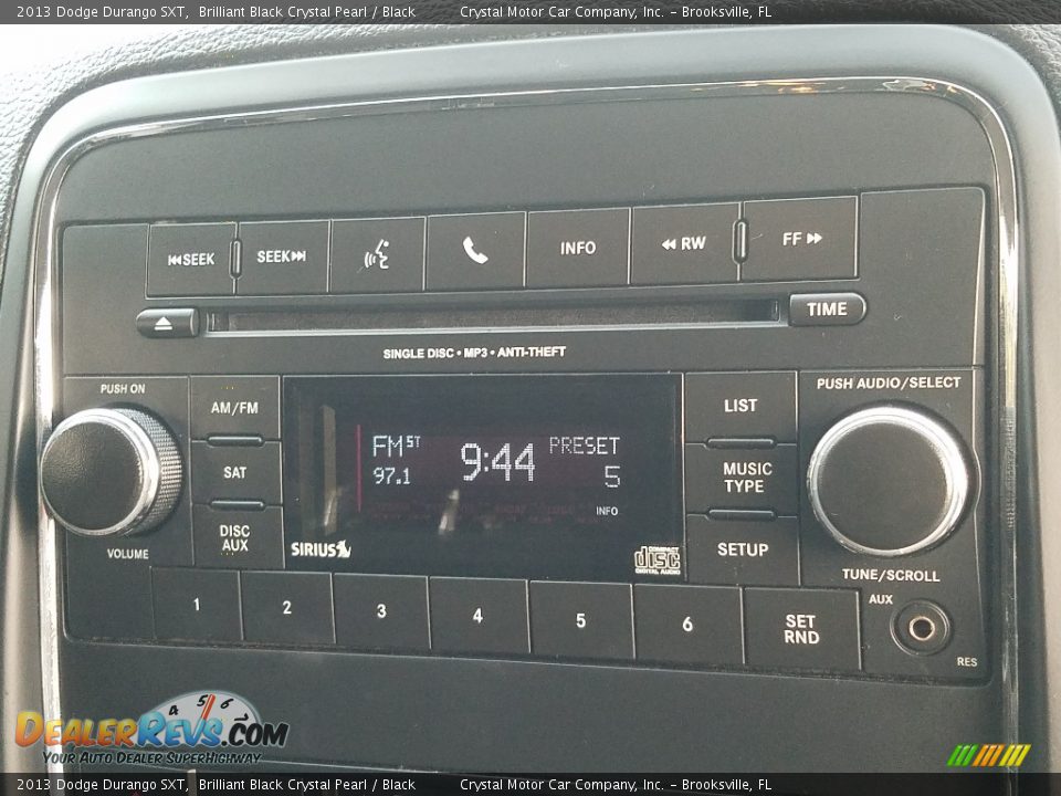 2013 Dodge Durango SXT Brilliant Black Crystal Pearl / Black Photo #16