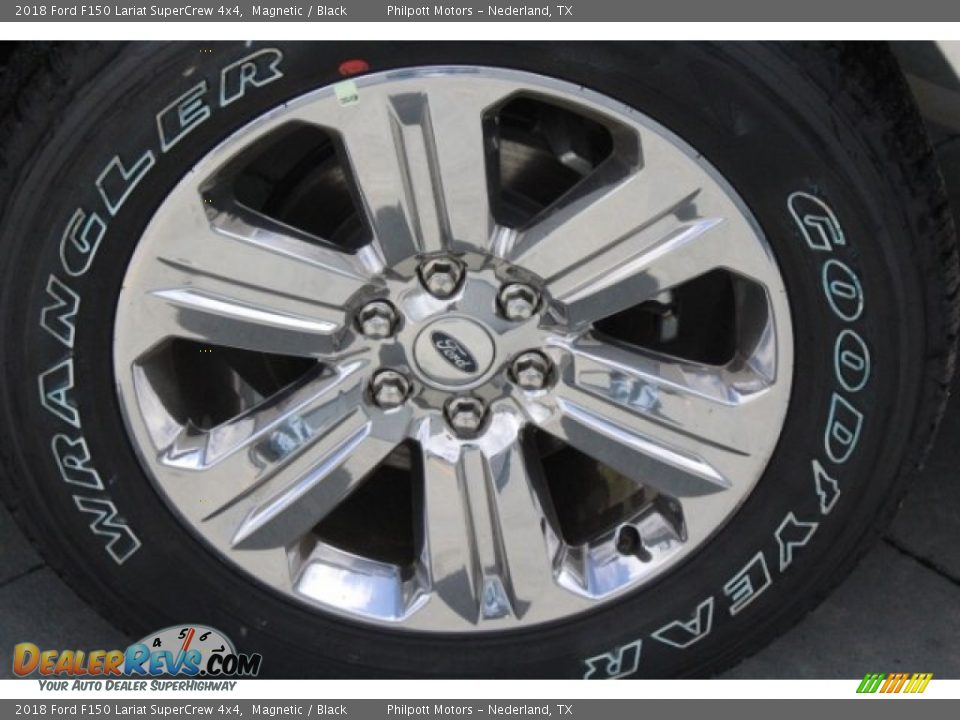 2018 Ford F150 Lariat SuperCrew 4x4 Magnetic / Black Photo #6