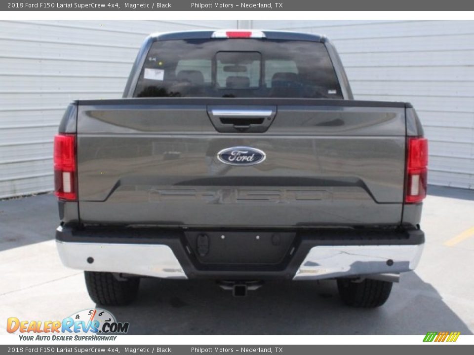 2018 Ford F150 Lariat SuperCrew 4x4 Magnetic / Black Photo #8