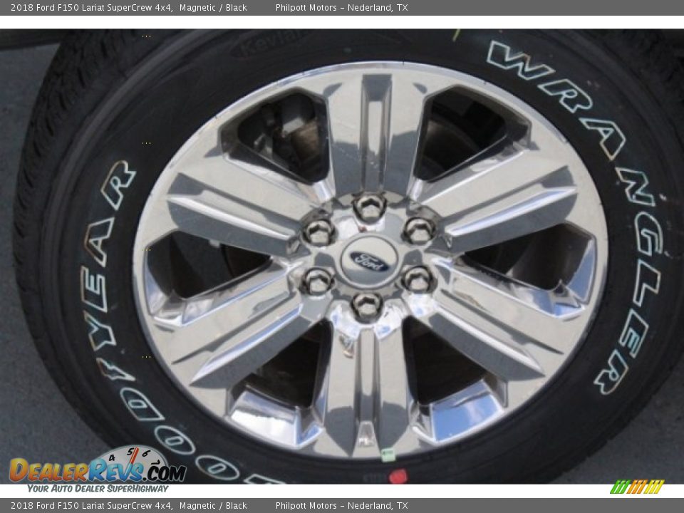 2018 Ford F150 Lariat SuperCrew 4x4 Magnetic / Black Photo #10