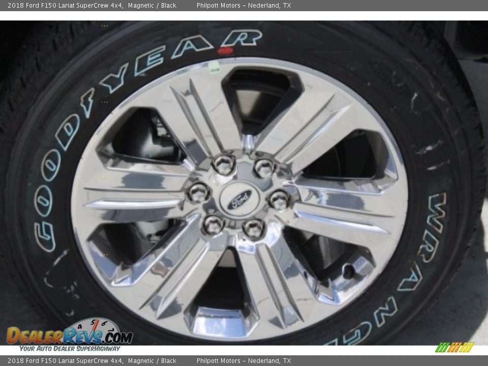 2018 Ford F150 Lariat SuperCrew 4x4 Magnetic / Black Photo #11