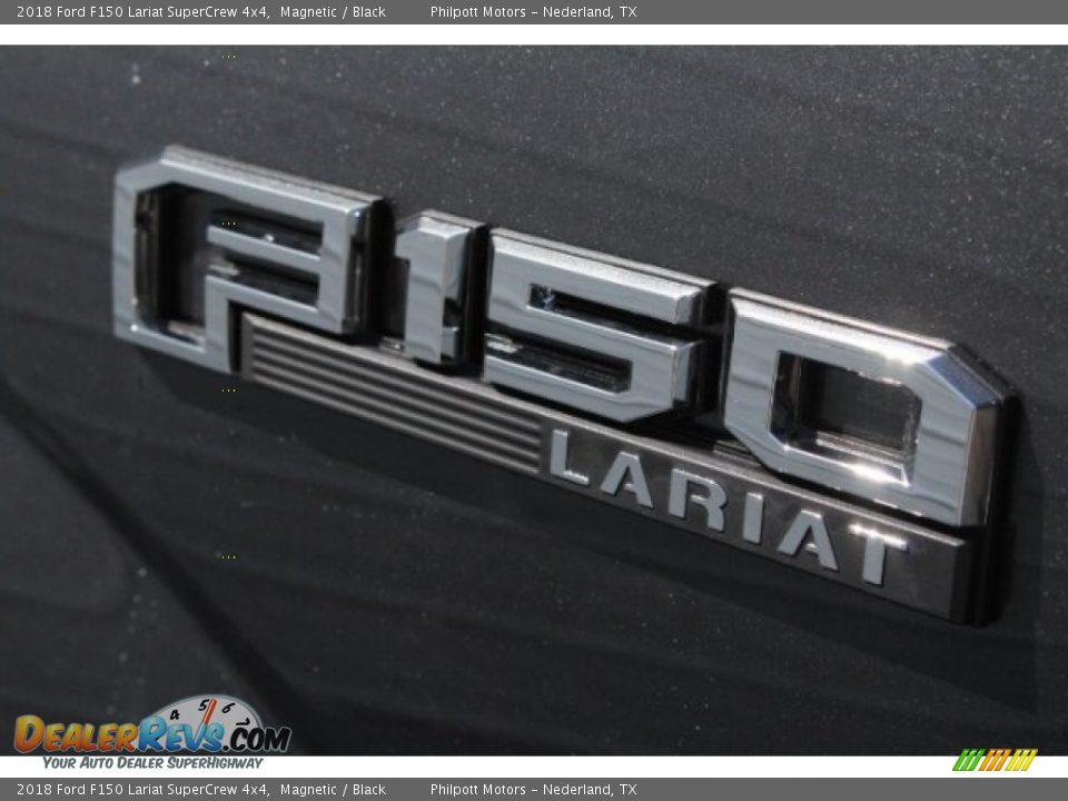 2018 Ford F150 Lariat SuperCrew 4x4 Magnetic / Black Photo #12