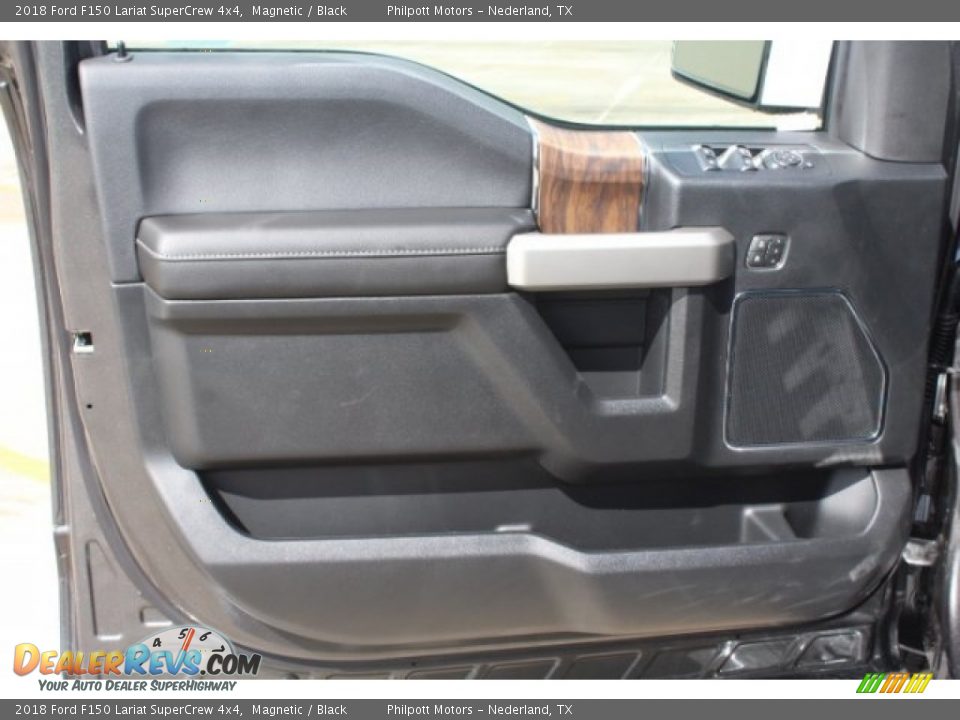 2018 Ford F150 Lariat SuperCrew 4x4 Magnetic / Black Photo #13