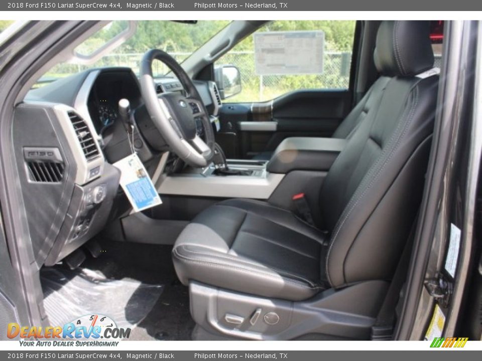 2018 Ford F150 Lariat SuperCrew 4x4 Magnetic / Black Photo #15