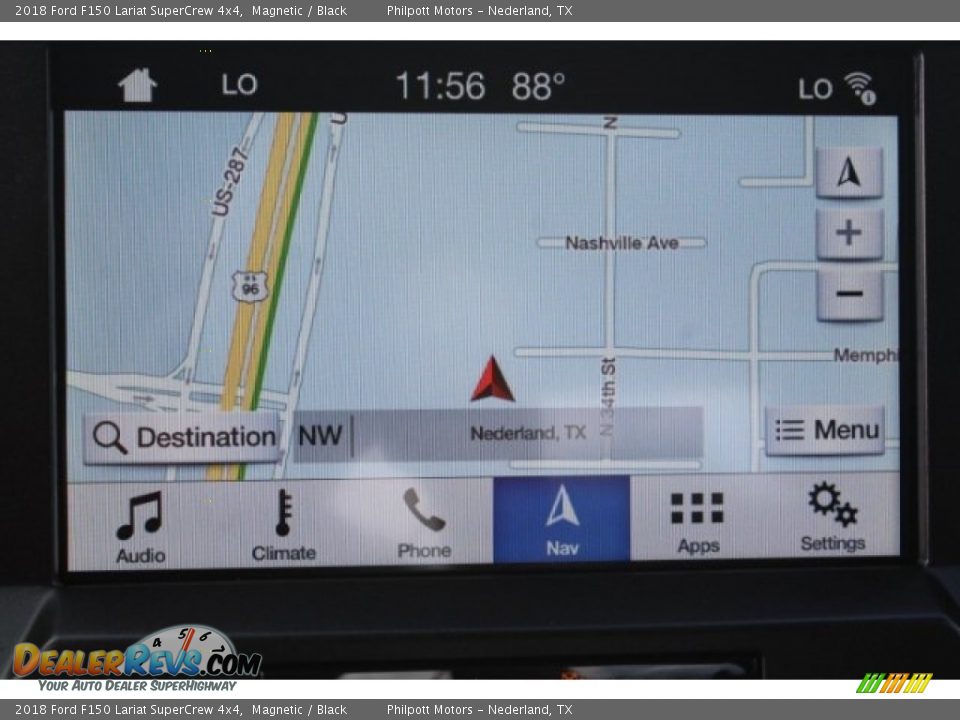 2018 Ford F150 Lariat SuperCrew 4x4 Magnetic / Black Photo #17