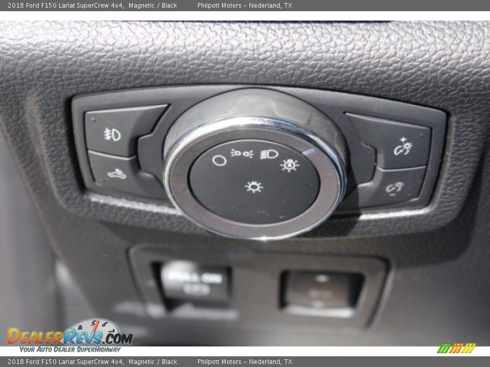 2018 Ford F150 Lariat SuperCrew 4x4 Magnetic / Black Photo #24