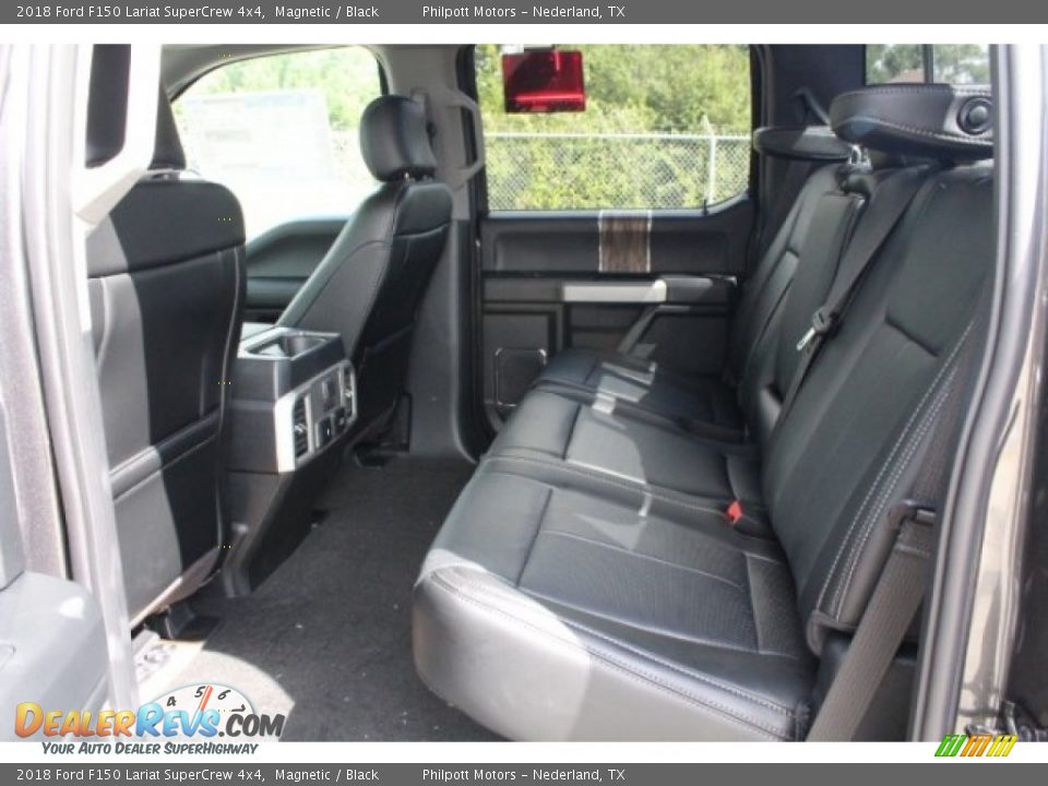 2018 Ford F150 Lariat SuperCrew 4x4 Magnetic / Black Photo #26