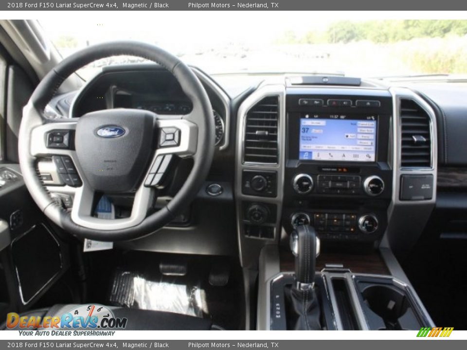 2018 Ford F150 Lariat SuperCrew 4x4 Magnetic / Black Photo #27