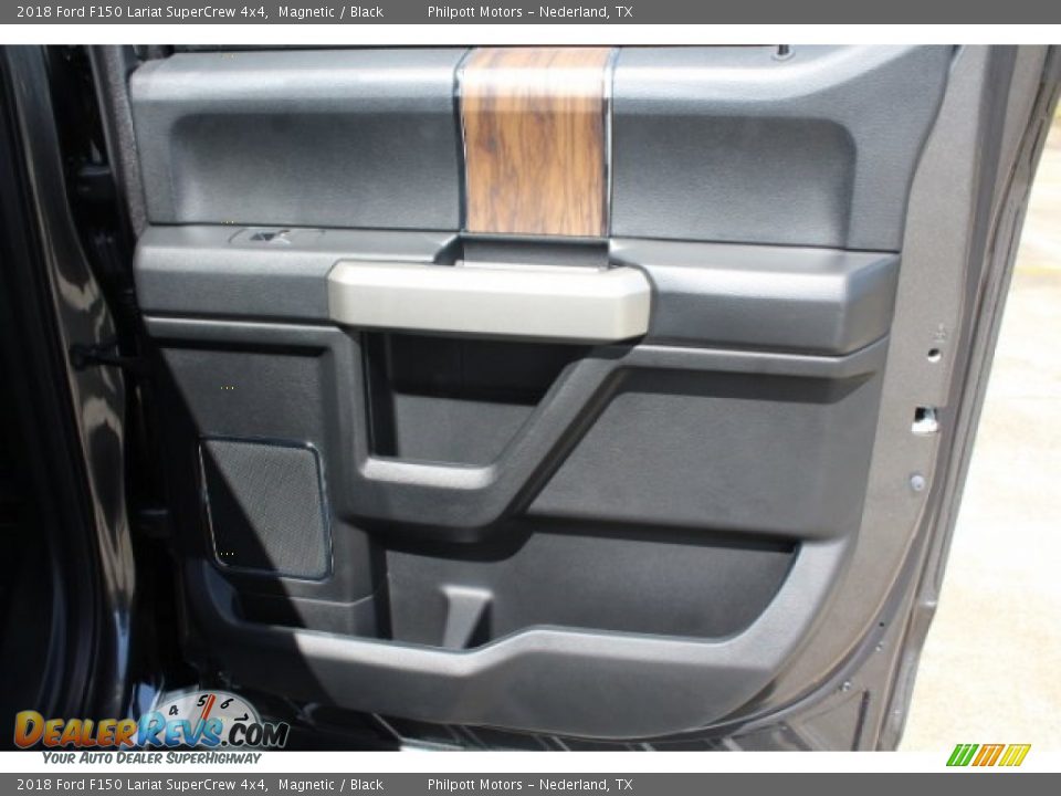 2018 Ford F150 Lariat SuperCrew 4x4 Magnetic / Black Photo #30