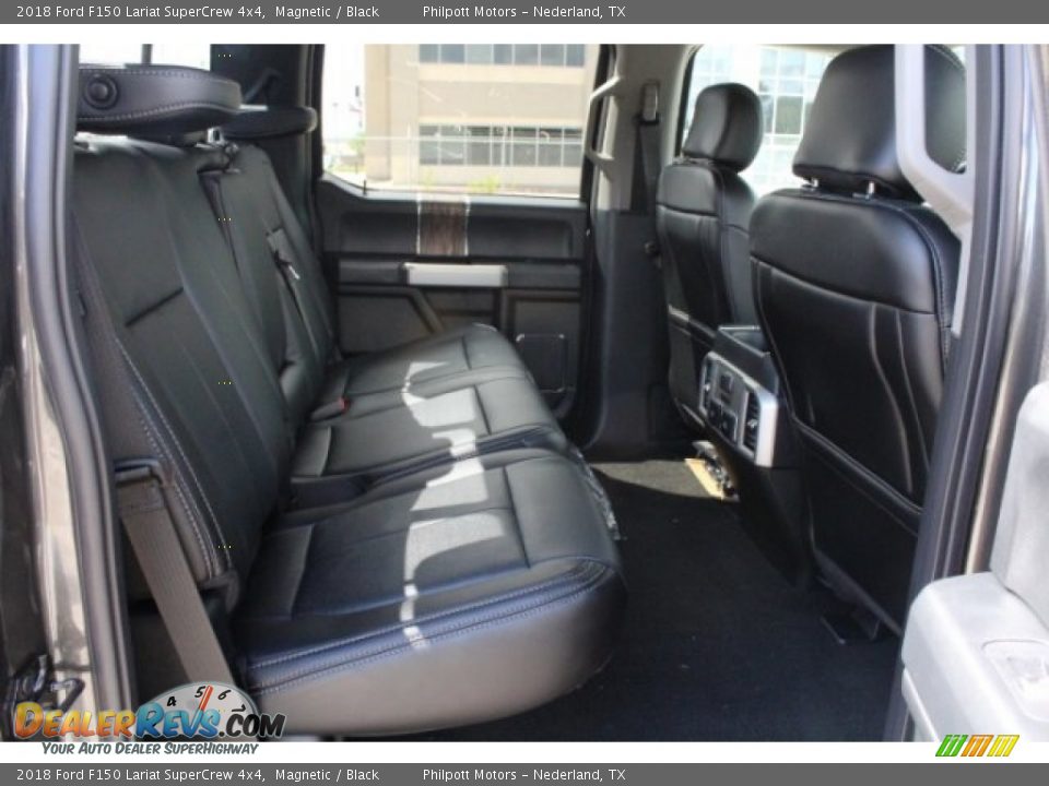 2018 Ford F150 Lariat SuperCrew 4x4 Magnetic / Black Photo #31