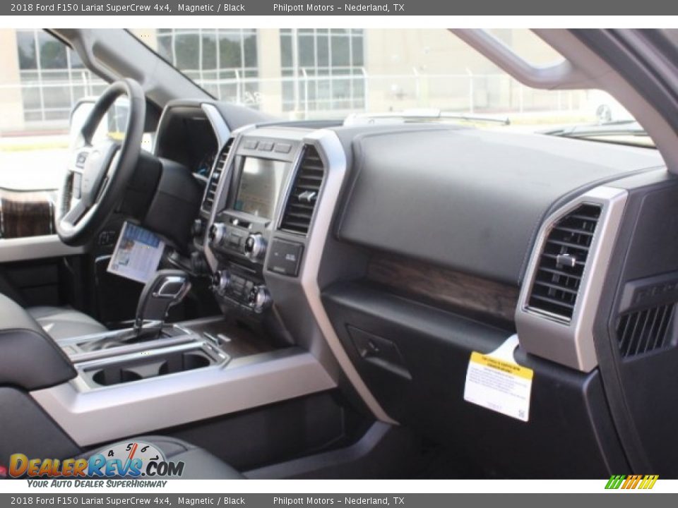 2018 Ford F150 Lariat SuperCrew 4x4 Magnetic / Black Photo #33